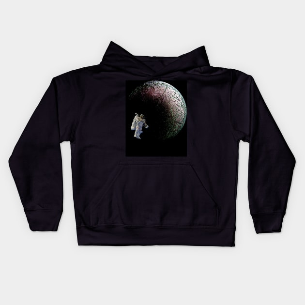 Space Explorer Kids Hoodie by JimDeFazioPhotography
